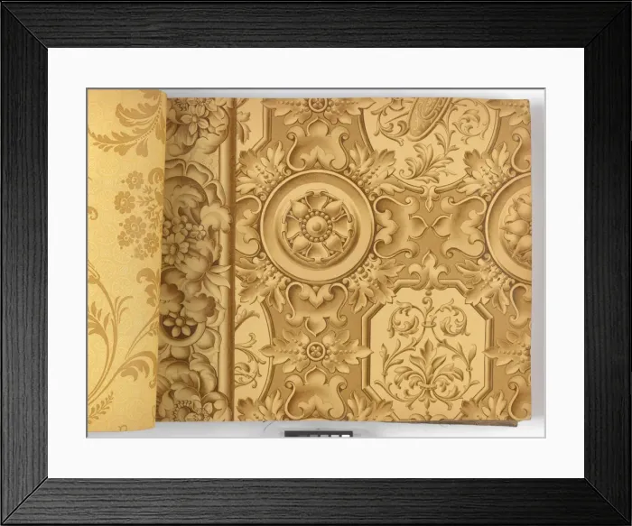 Framed Print : Page from New Artistic Wall Papers Framed Print : Page from New Artistic Wall Papers