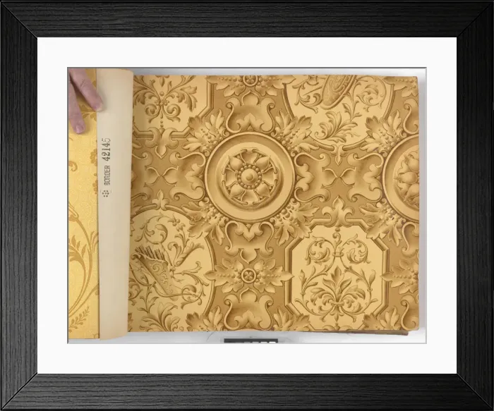 Framed Print : Page from New Artistic Wall Papers Framed Print : Page from New Artistic Wall Papers