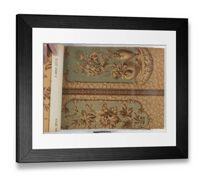 Framed Print : Page from New Artistic Wall Papers Framed Print : Page from New Artistic Wall Papers