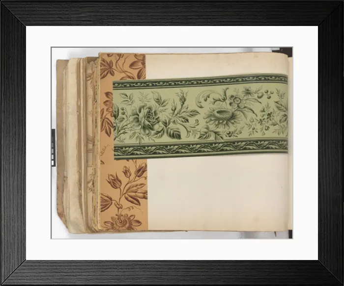 Framed Print : Page from New Artistic Wall Papers Framed Print : Page from New Artistic Wall Papers