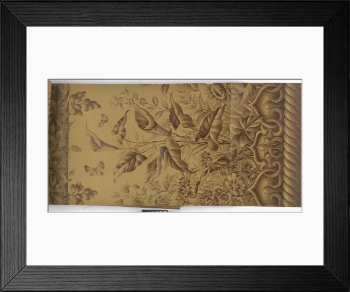 Framed Print : Page from New Artistic Wall Papers Framed Print : Page from New Artistic Wall Papers