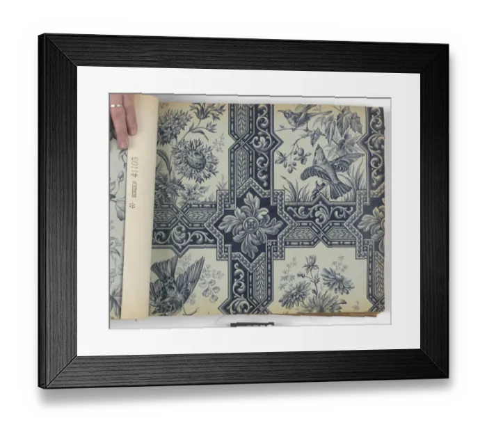 Framed Print : Page from New Artistic Wall Papers Framed Print : Page from New Artistic Wall Papers