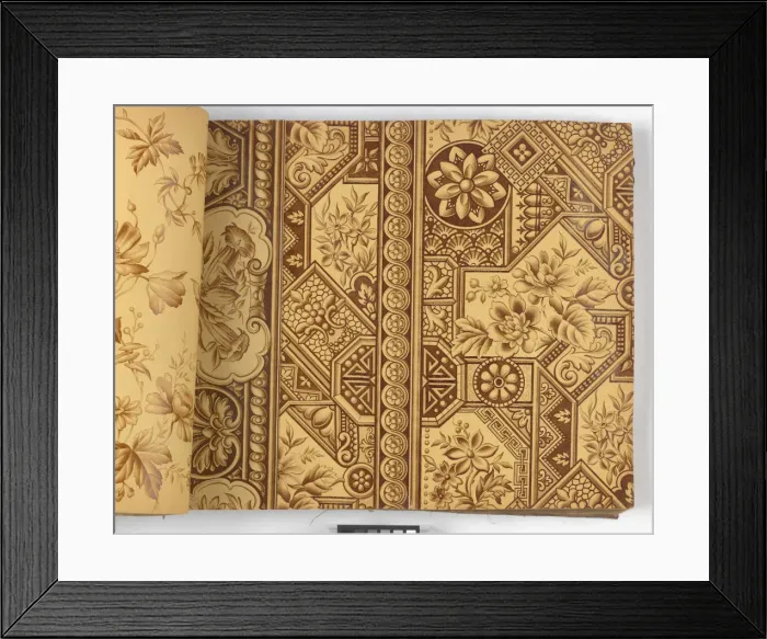 Framed Print : Page from New Artistic Wall Papers Framed Print : Page from New Artistic Wall Papers