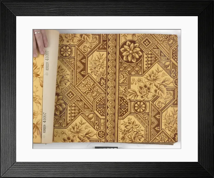 Framed Print : Page from New Artistic Wall Papers Framed Print : Page from New Artistic Wall Papers