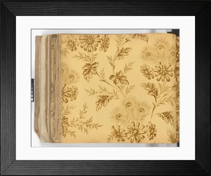 Framed Print : Page from New Artistic Wall Papers Framed Print : Page from New Artistic Wall Papers