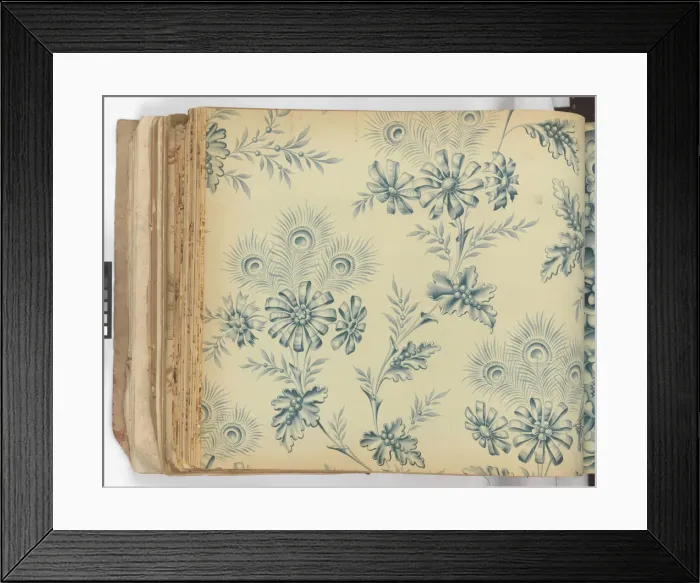 Framed Print : Page from New Artistic Wall Papers Framed Print : Page from New Artistic Wall Papers