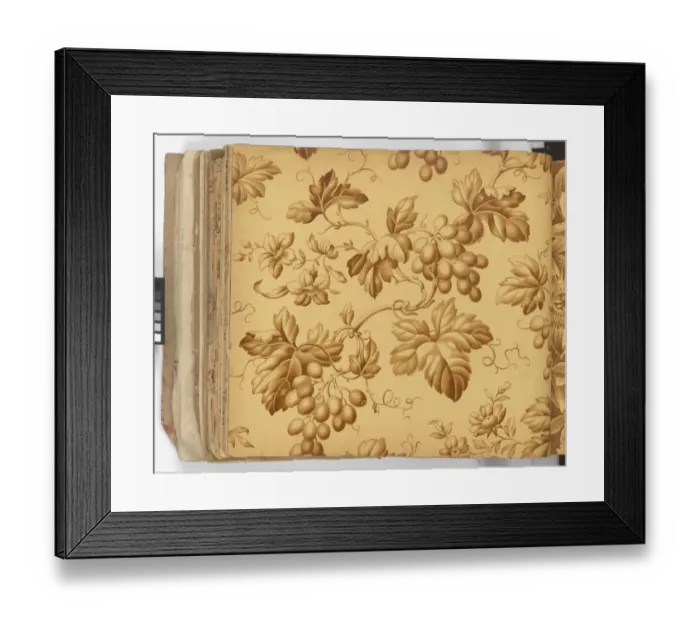 Framed Print : Page from New Artistic Wall Papers Framed Print : Page from New Artistic Wall Papers