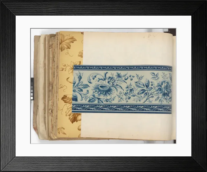 Framed Print : Page from New Artistic Wall Papers Framed Print : Page from New Artistic Wall Papers
