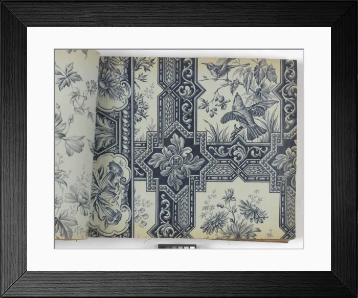 Framed Print : Page from New Artistic Wall Papers Framed Print : Page from New Artistic Wall Papers