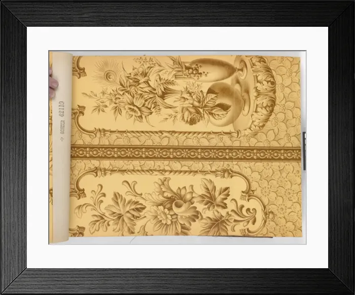 Framed Print : Page from New Artistic Wall Papers Framed Print : Page from New Artistic Wall Papers