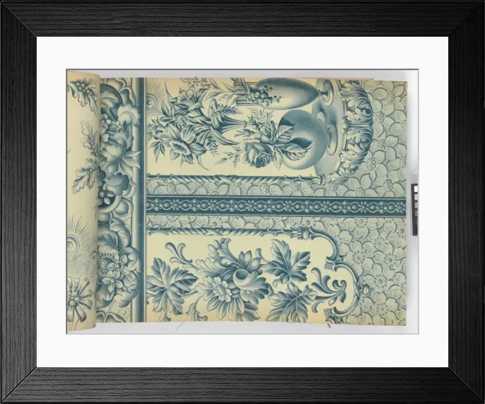 Framed Print : Page from New Artistic Wall Papers Framed Print : Page from New Artistic Wall Papers