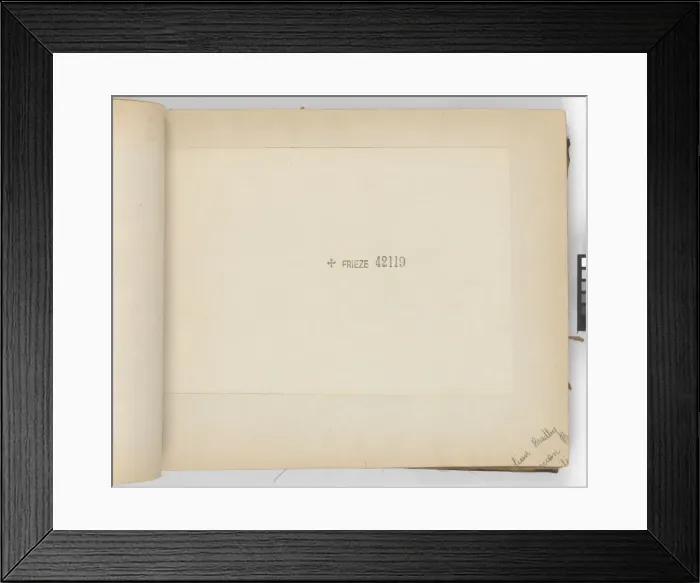 Framed Print : Page from New Artistic Wall Papers Framed Print : Page from New Artistic Wall Papers