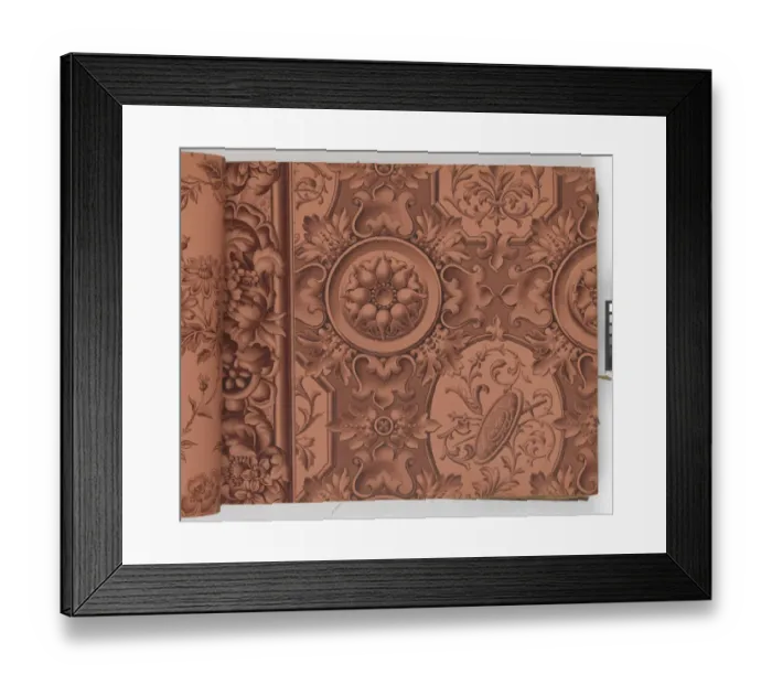 Framed Print : Page from New Artistic Wall Papers Framed Print : Page from New Artistic Wall Papers