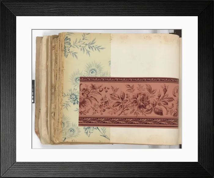 Framed Print : Page from New Artistic Wall Papers Framed Print : Page from New Artistic Wall Papers