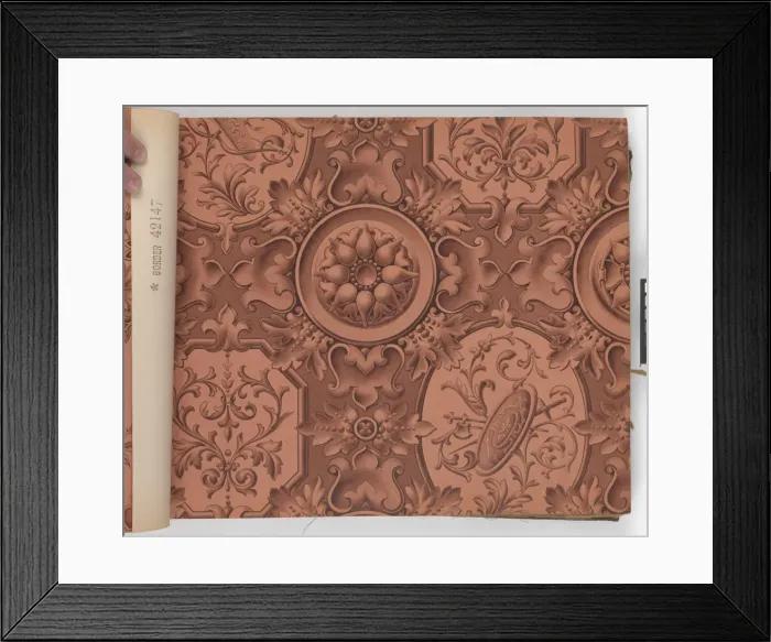 Framed Print : Page from New Artistic Wall Papers Framed Print : Page from New Artistic Wall Papers