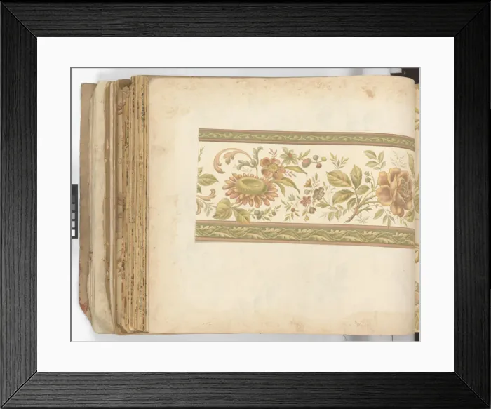 Framed Print : Page from New Artistic Wall Papers Framed Print : Page from New Artistic Wall Papers