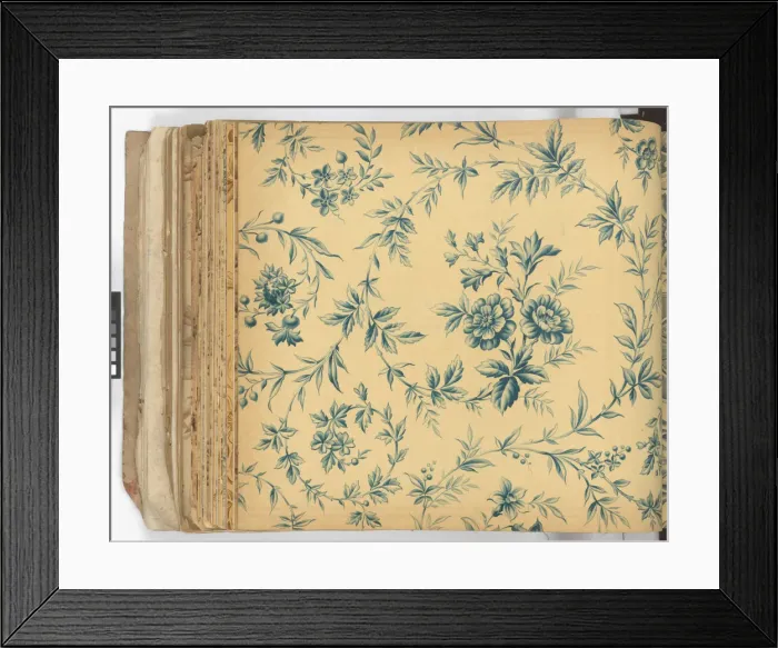 Framed Print : Page from New Artistic Wall Papers Framed Print : Page from New Artistic Wall Papers