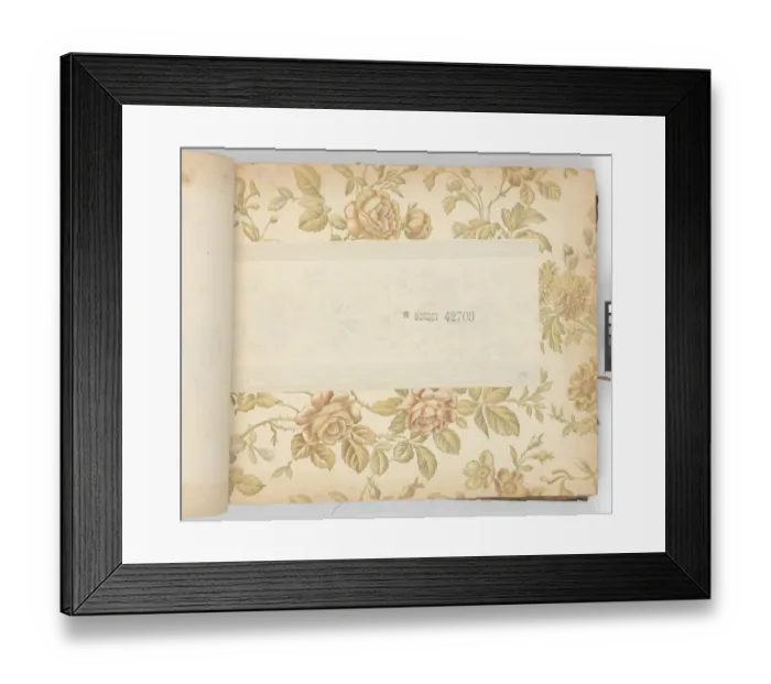 Framed Print : Page from New Artistic Wall Papers Framed Print : Page from New Artistic Wall Papers