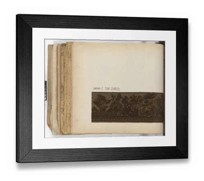Framed Print : Page from New Artistic Wall Papers Framed Print : Page from New Artistic Wall Papers