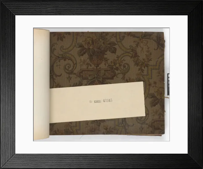 Framed Print : Page from New Artistic Wall Papers Framed Print : Page from New Artistic Wall Papers