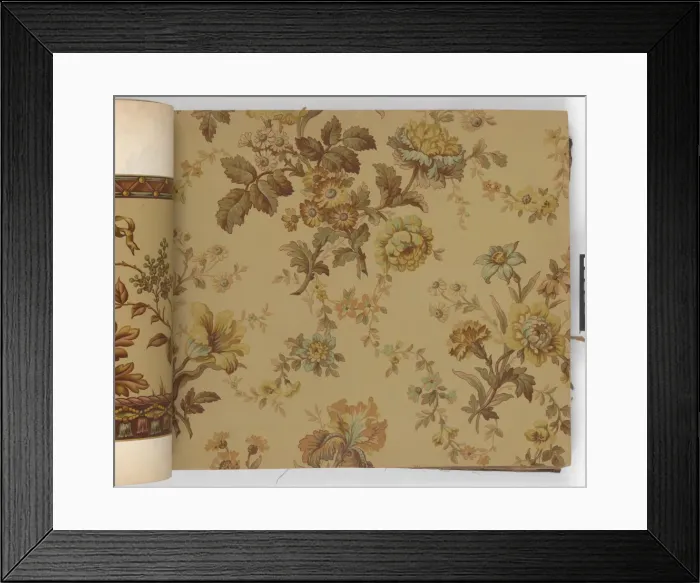 Framed Print : Page from New Artistic Wall Papers Framed Print : Page from New Artistic Wall Papers