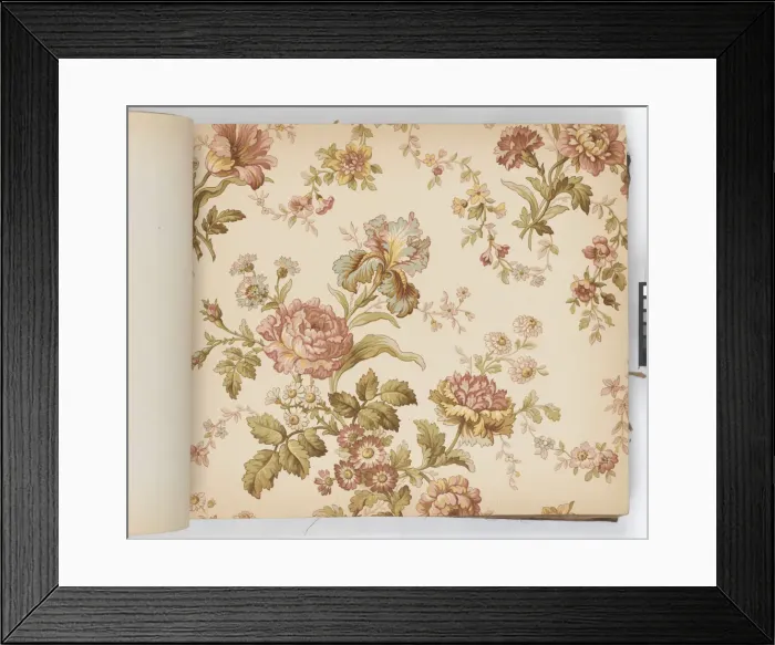 Framed Print : Page from New Artistic Wall Papers Framed Print : Page from New Artistic Wall Papers