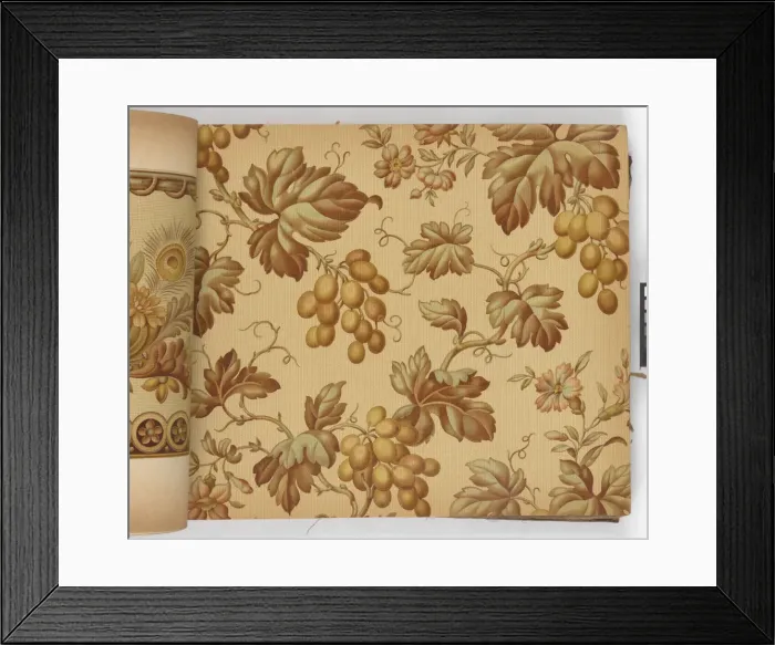 Framed Print : Page from New Artistic Wall Papers Framed Print : Page from New Artistic Wall Papers