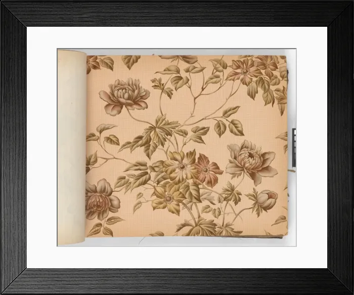 Framed Print : Page from New Artistic Wall Papers Framed Print : Page from New Artistic Wall Papers