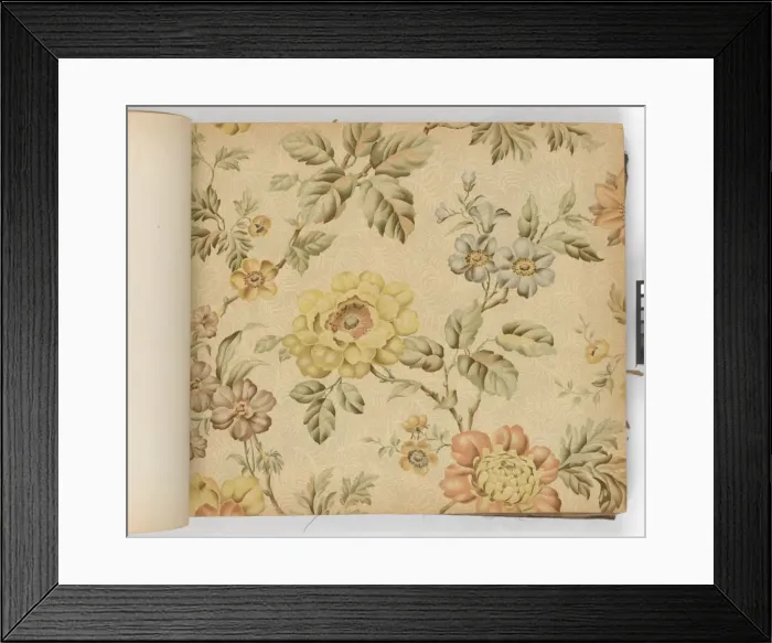 Framed Print : Page from New Artistic Wall Papers Framed Print : Page from New Artistic Wall Papers