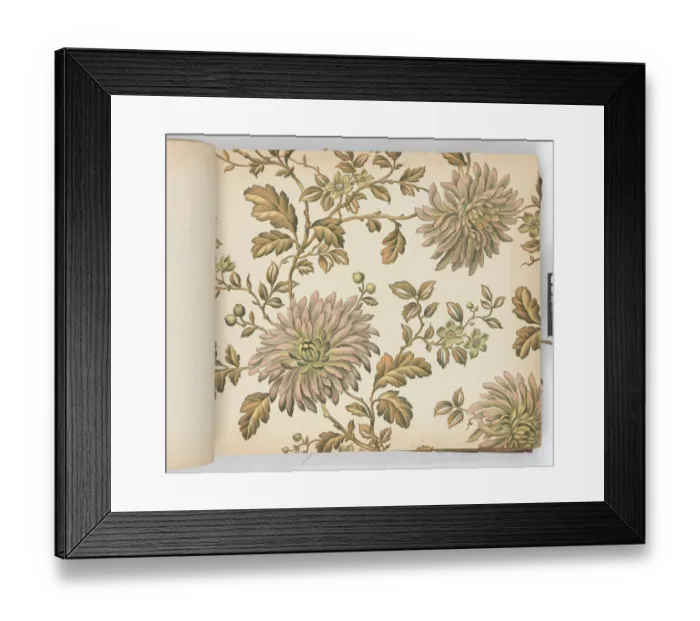 Framed Print : Page from New Artistic Wall Papers Framed Print : Page from New Artistic Wall Papers