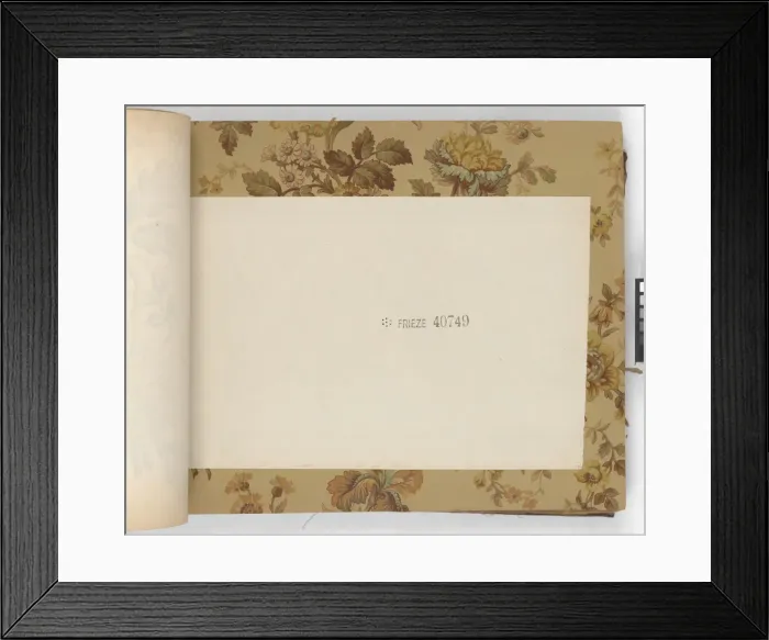 Framed Print : Page from New Artistic Wall Papers Framed Print : Page from New Artistic Wall Papers