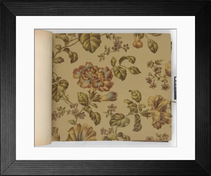 Framed Print : Page from New Artistic Wall Papers Framed Print : Page from New Artistic Wall Papers