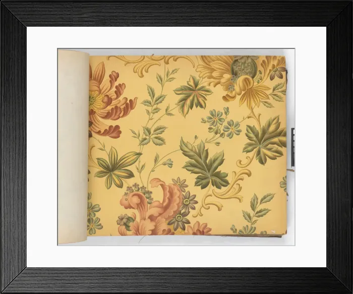 Framed Print : Page from New Artistic Wall Papers Framed Print : Page from New Artistic Wall Papers