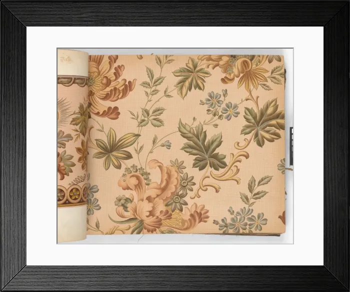 Framed Print : Page from New Artistic Wall Papers Framed Print : Page from New Artistic Wall Papers