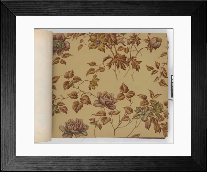 Framed Print : Page from New Artistic Wall Papers Framed Print : Page from New Artistic Wall Papers