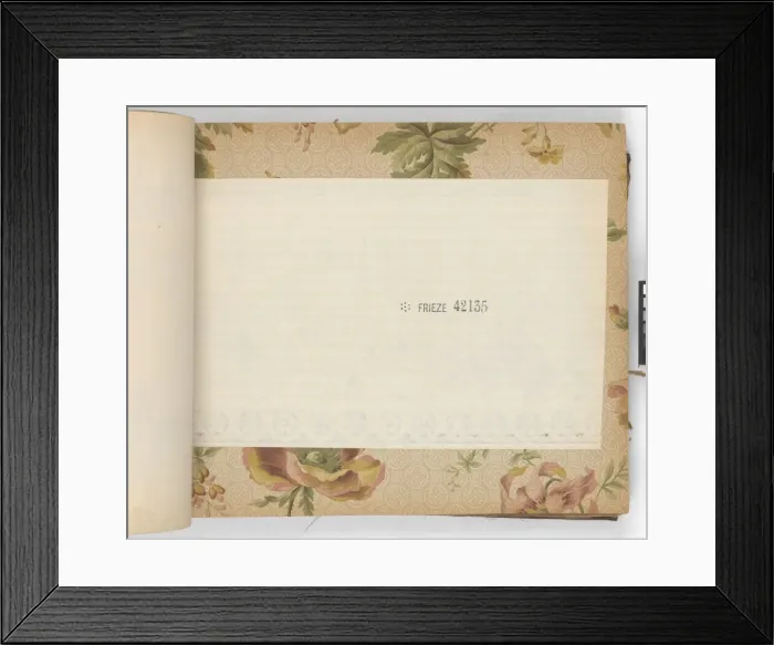 Framed Print : Page from New Artistic Wall Papers Framed Print : Page from New Artistic Wall Papers