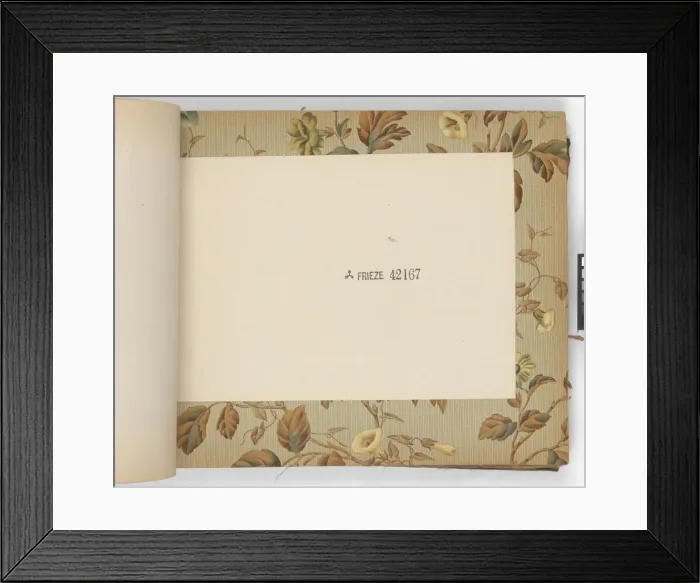 Framed Print : Page from New Artistic Wall Papers Framed Print : Page from New Artistic Wall Papers