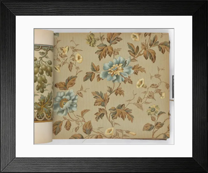 Framed Print : Page from New Artistic Wall Papers Framed Print : Page from New Artistic Wall Papers