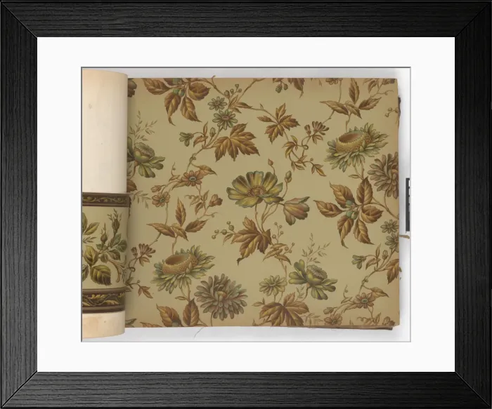 Framed Print : Page from New Artistic Wall Papers Framed Print : Page from New Artistic Wall Papers