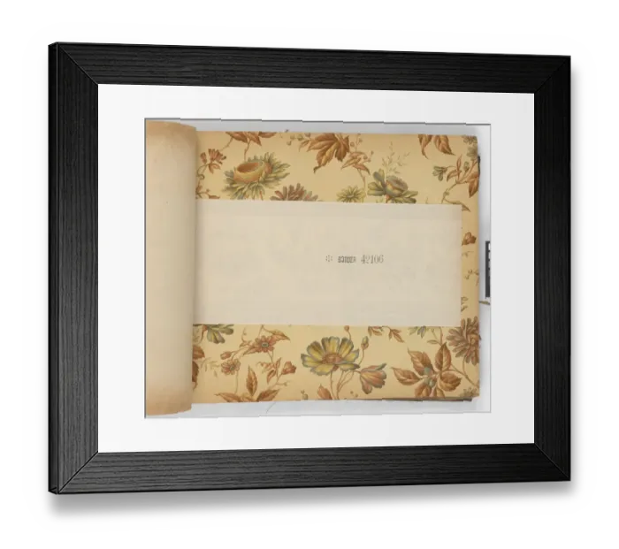 Framed Print : Page from New Artistic Wall Papers Framed Print : Page from New Artistic Wall Papers