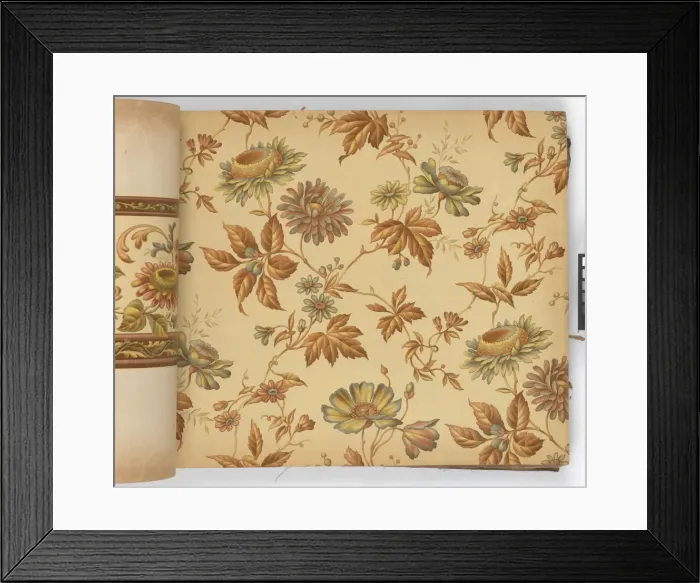 Framed Print : Page from New Artistic Wall Papers Framed Print : Page from New Artistic Wall Papers