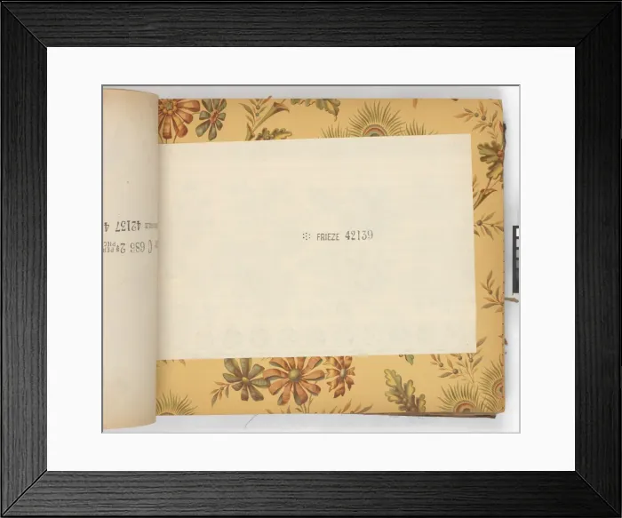 Framed Print : Page from New Artistic Wall Papers Framed Print : Page from New Artistic Wall Papers