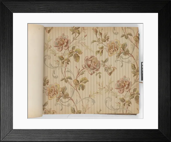 Framed Print : Page from New Artistic Wall Papers Framed Print : Page from New Artistic Wall Papers