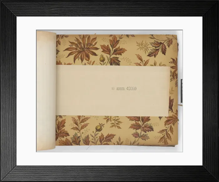 Framed Print : Page from New Artistic Wall Papers Framed Print : Page from New Artistic Wall Papers