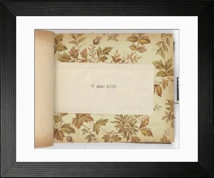 Framed Print : Page from New Artistic Wall Papers Framed Print : Page from New Artistic Wall Papers