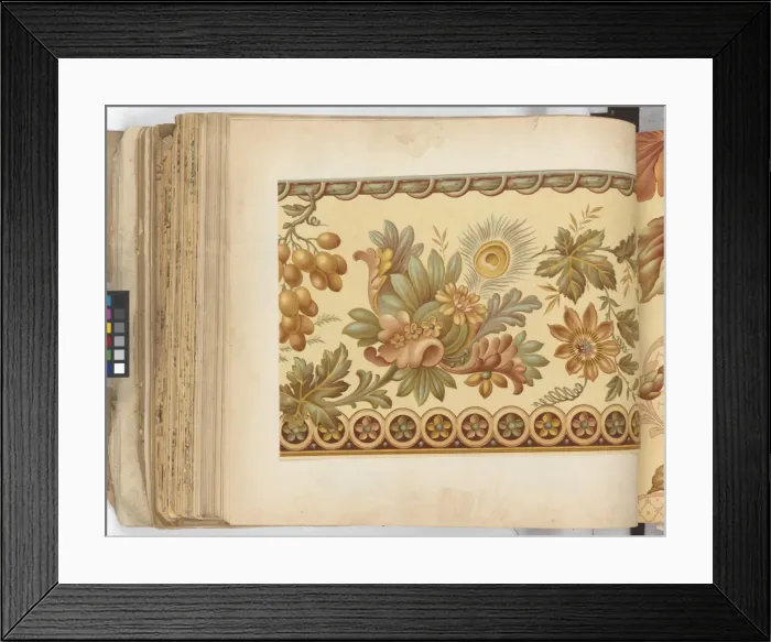 Framed Print : Page from New Artistic Wall Papers Framed Print : Page from New Artistic Wall Papers