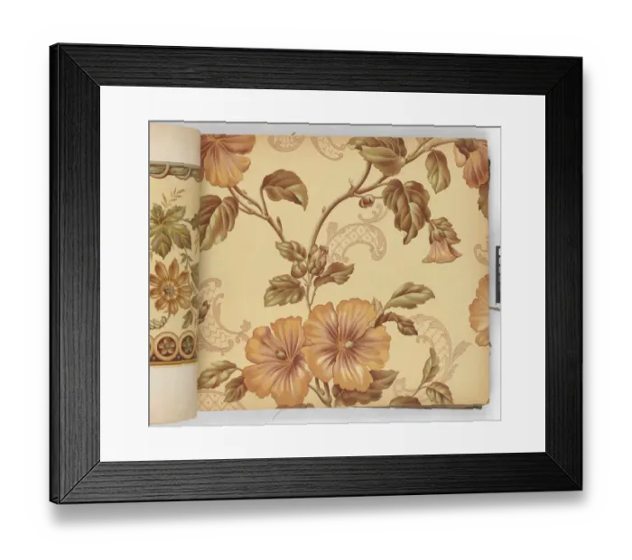 Framed Print : Page from New Artistic Wall Papers Framed Print : Page from New Artistic Wall Papers