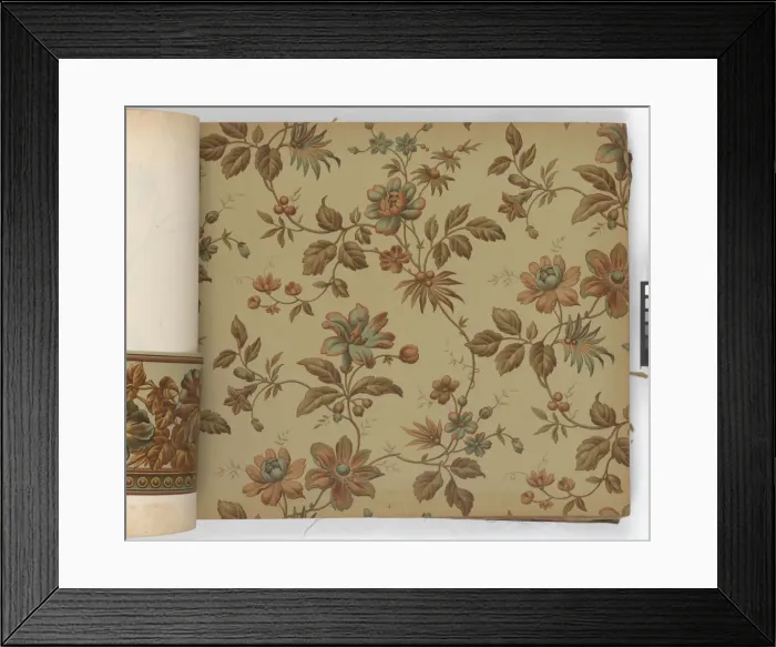 Framed Print : Page from New Artistic Wall Papers Framed Print : Page from New Artistic Wall Papers