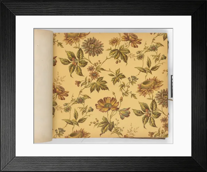 Framed Print : Page from New Artistic Wall Papers Framed Print : Page from New Artistic Wall Papers