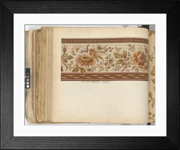 Framed Print : Page from New Artistic Wall Papers Framed Print : Page from New Artistic Wall Papers